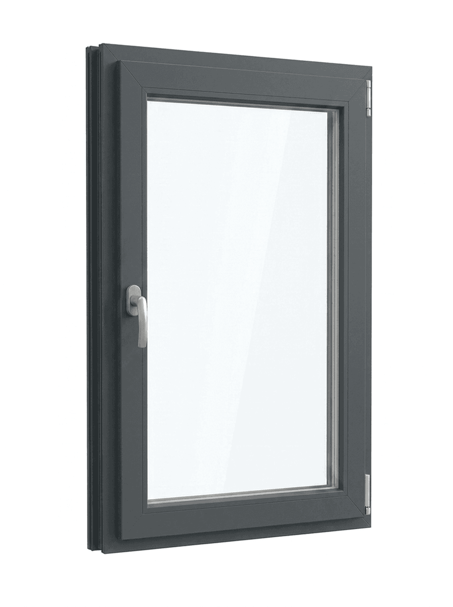 PVC Pencere — Kapalı — Antrasit Gri